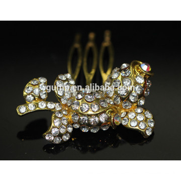 2015 New Shinning Girls Rhinestone Hairclip Crystal Hairgrip